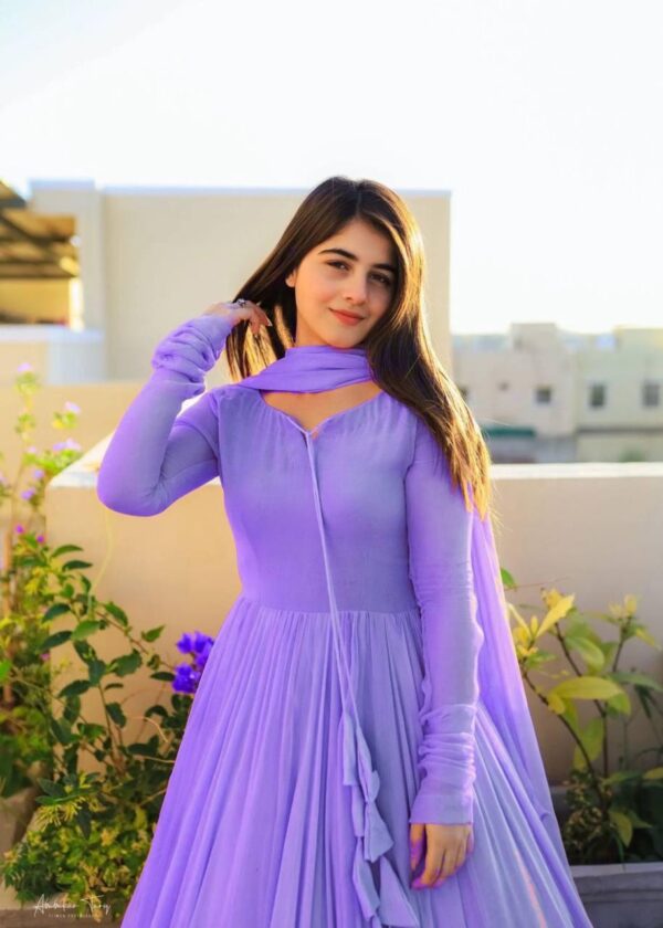 🌸Stunning Georgette gown With A Beautifully Dupatta - Image 4