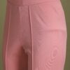 Neck Puff Sleeves Top With Bell Bottom Trousers - Image 2